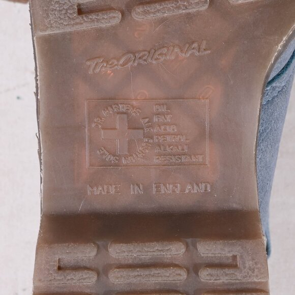 Dr Martens 1461 Vintage Made in England Oxford Shoes in Blue - UK 8 / US 10 wm - Picture 7 of 8